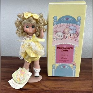 🔻sale Vintage 1997 Goebel Dolly Dingle 9" August Birthstone Doll Peridot Twinkle